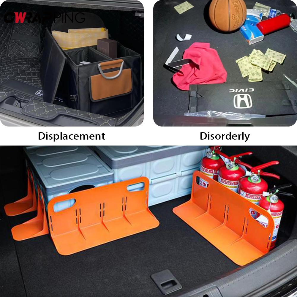 Car Back Trunk Fixed Rack Holder Multifunctional Fixed Partition Car Plastic Baffle Solid Baffle Back Trunk Fixed Rack Holder