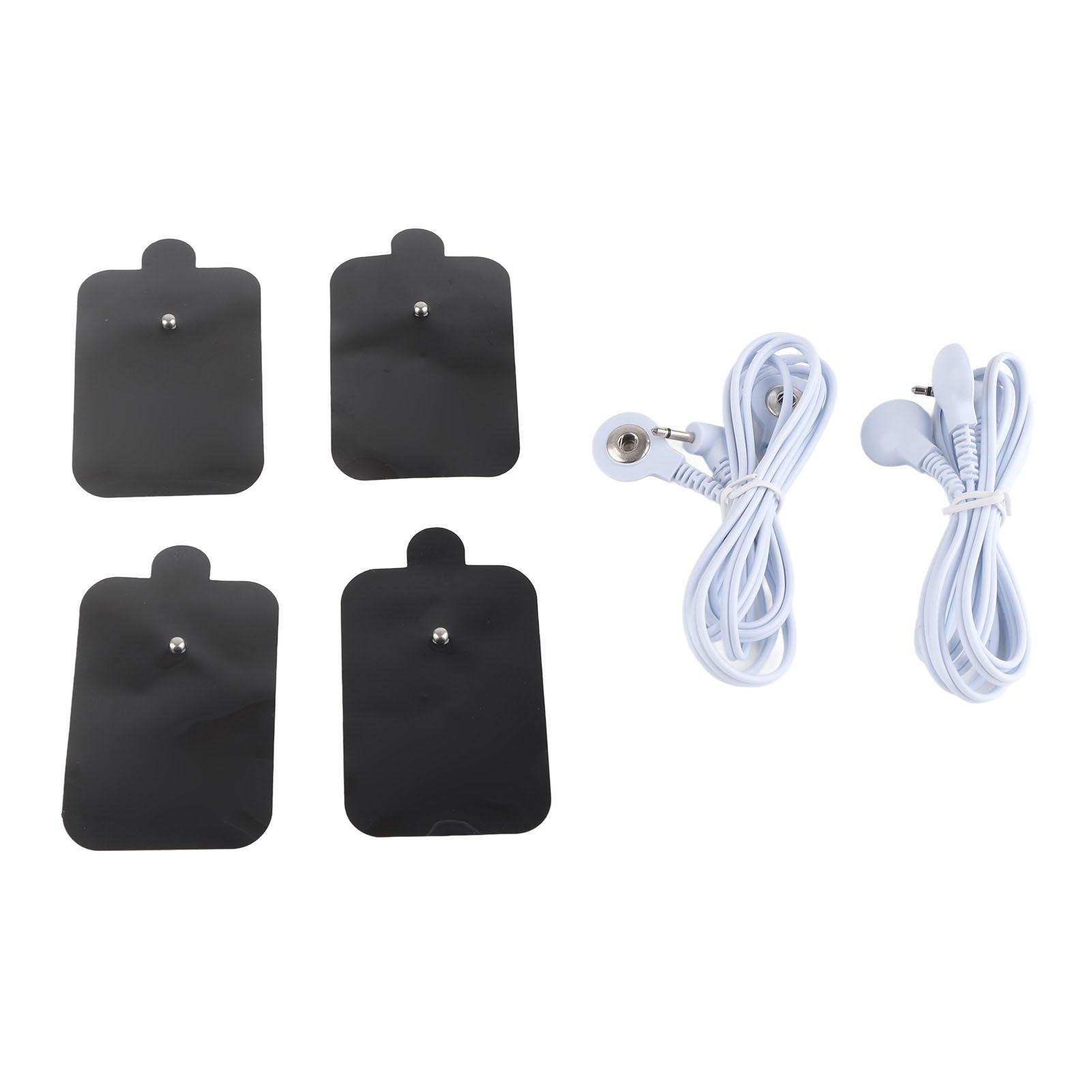 

Импульсный массажер Многоразовый электрический блок Стимулятор мышц со сменными электродами для уменьшения боли