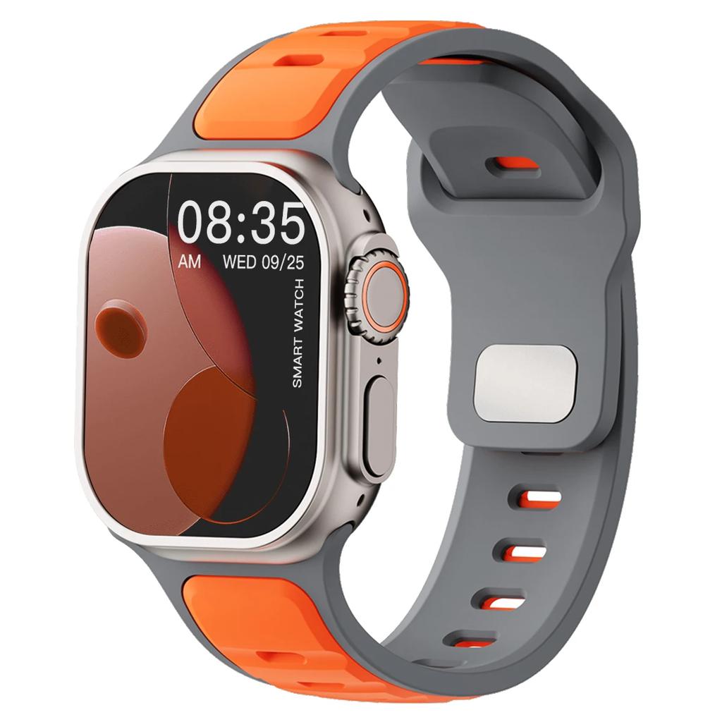 For Iwatch Series 11 10 9 8 7 6 5 4 SE3 Ultra 3/2 Silicone Strap Sports Band for Watch 49mm 46mm 45mm 44mm 42mm 41mm 40mm