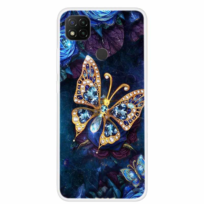 Case For Redmi 9C NFC Phone Case Soft Silicone TPU Back Cover For Fundas Xiaomi Redmi 9C 9 C Redmi9C NFC Case Protective Coque