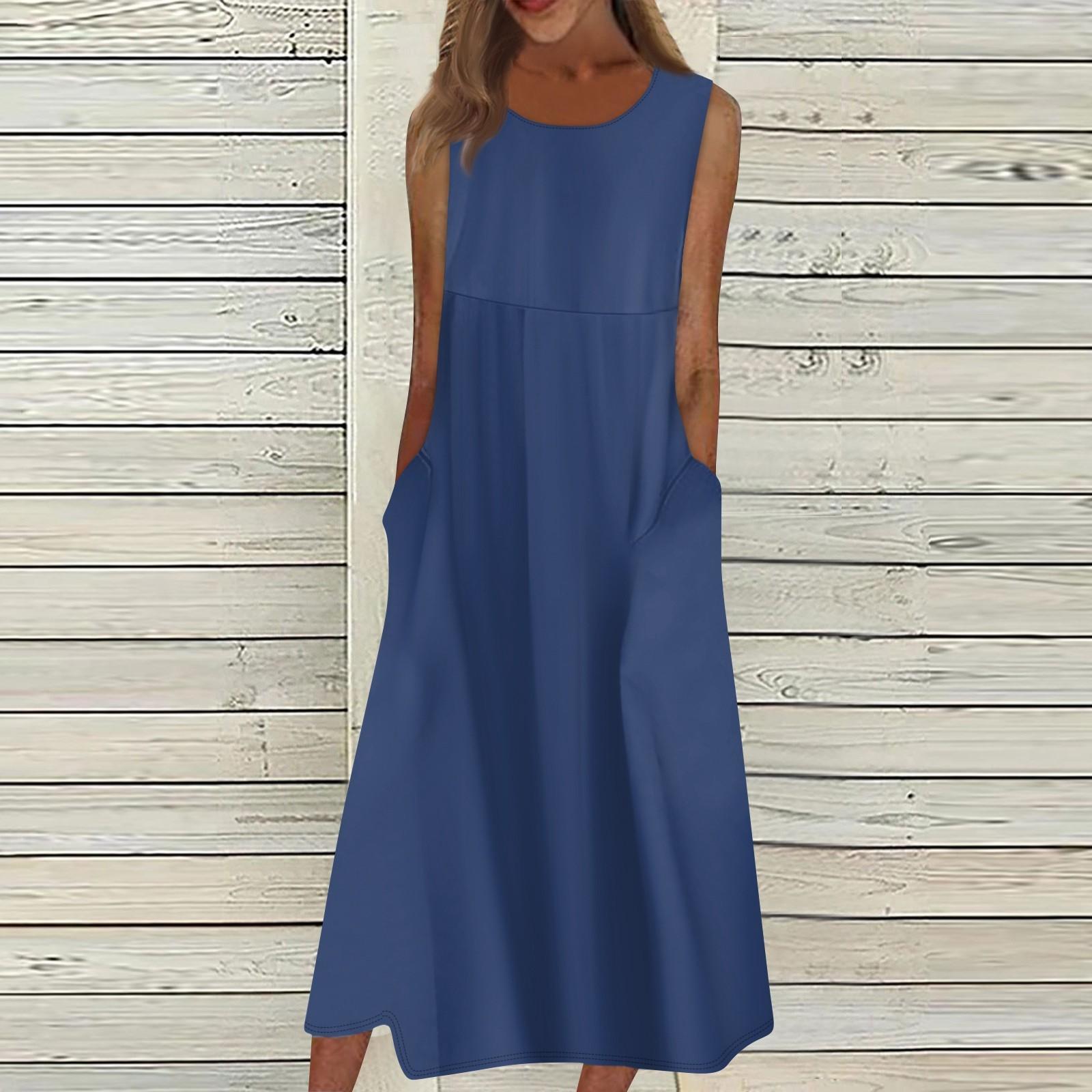 Жен. Повседневные платья с принтом Круглый вырез Классический Классический На открытом — фото 13