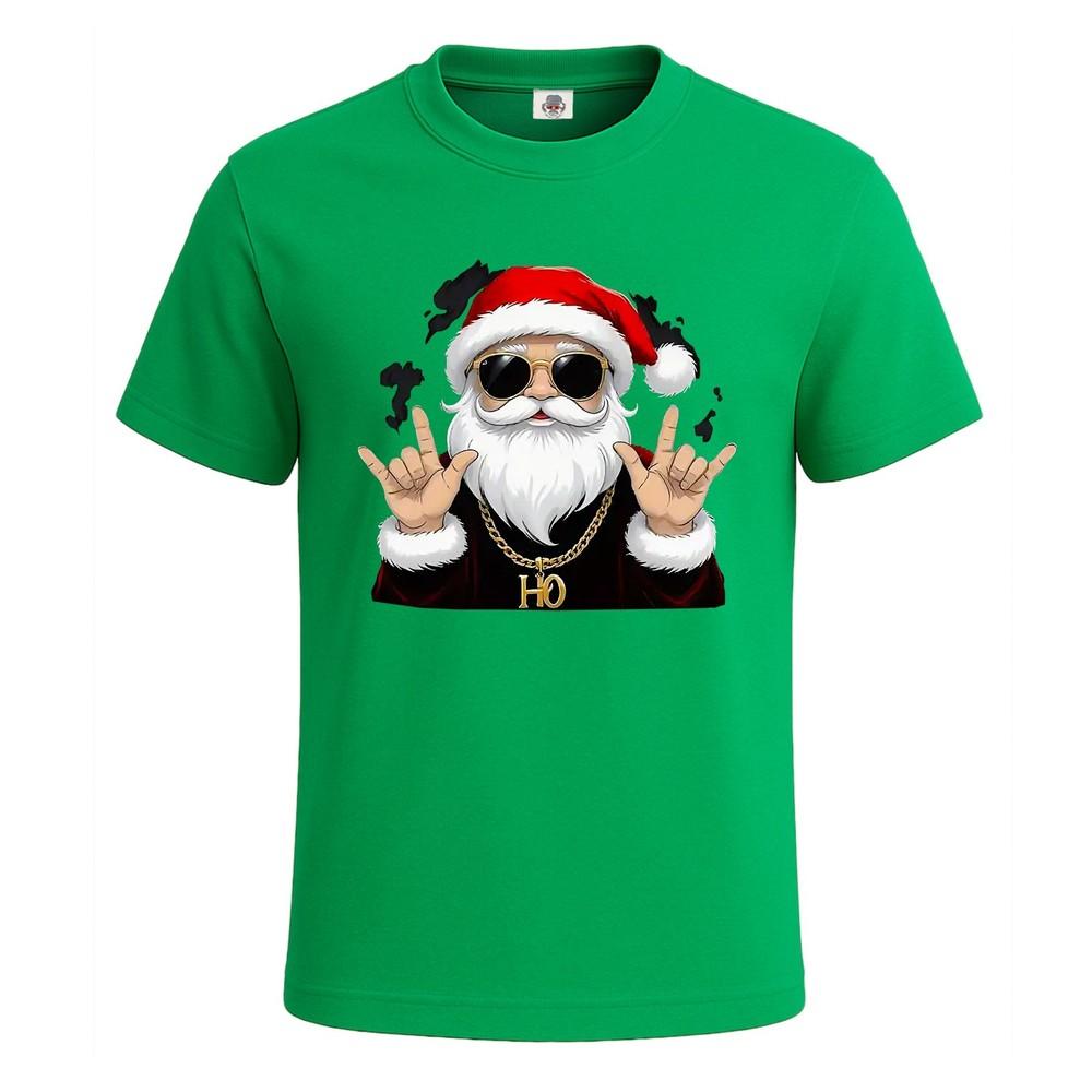 Christmas santa claus funny christmas mens t shirt joke gift funny xmas tee top 2XL