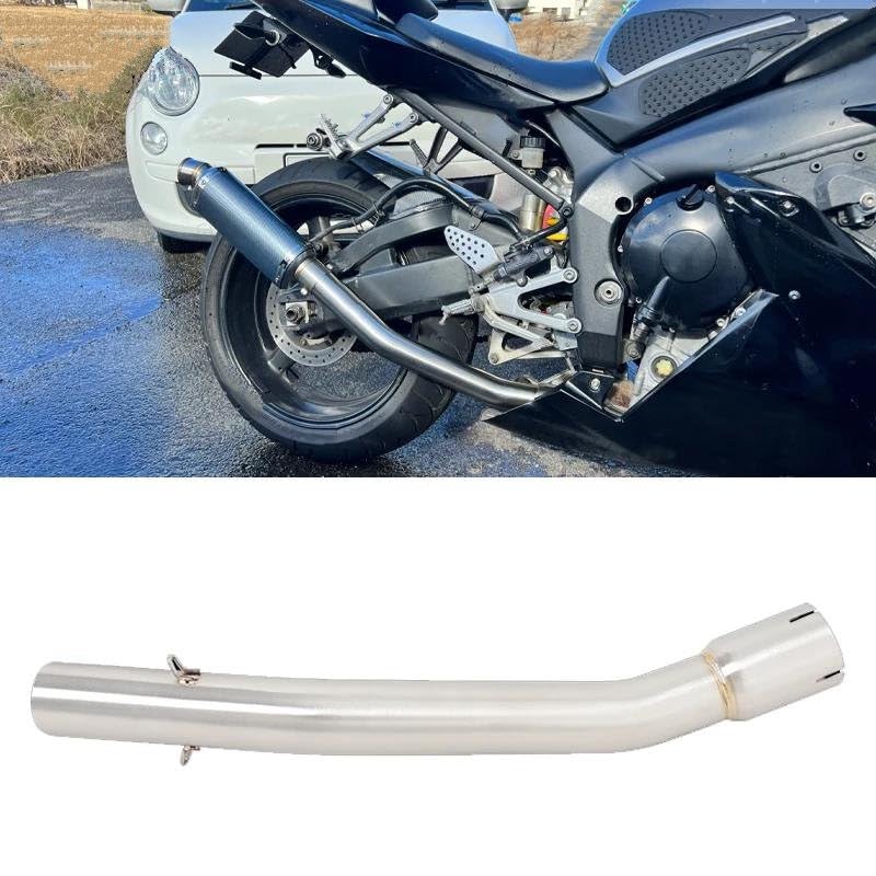 Exhaust Pipe Yamaha R1 YZF-R1 1998-2003 Motorcycle Exhaust Escape Full System Modified Muffler 50.8mm Midlink Pipe Motorcycle Exhaust Middle Pipe