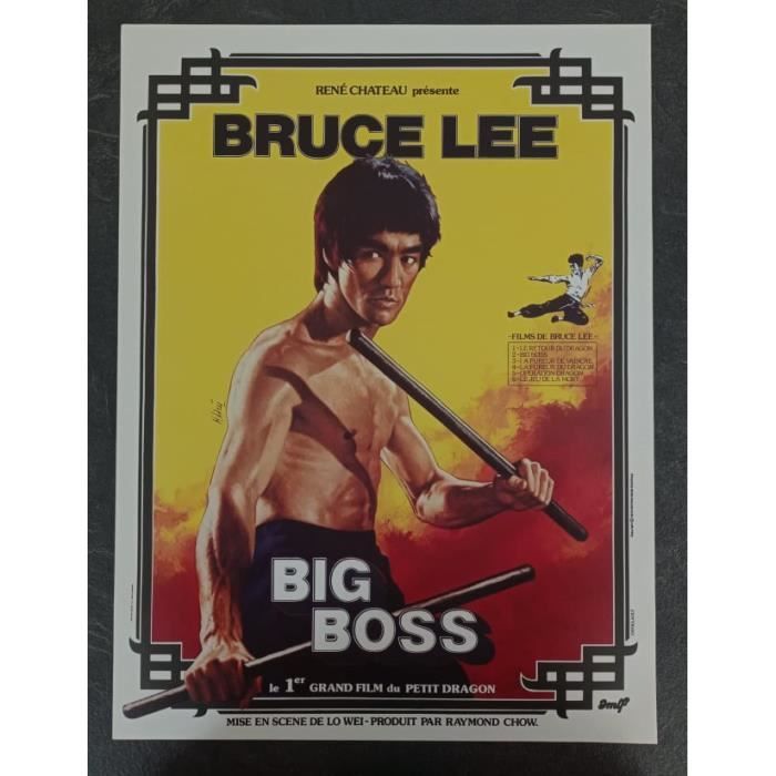

Big boss Affiche cinéma Roulée 58x43см Брюс Лі Ретираж