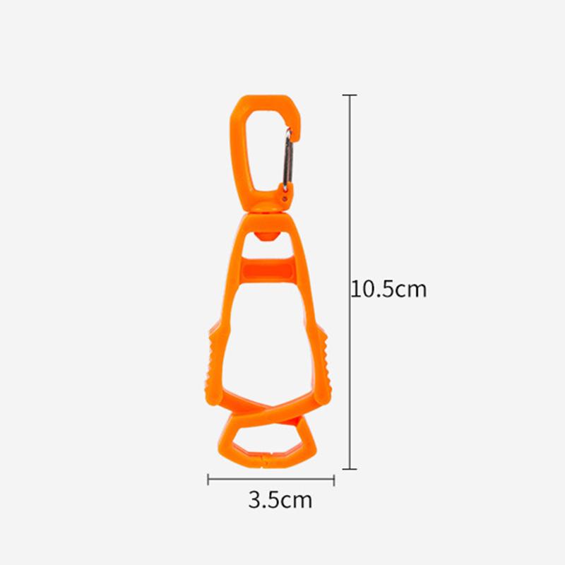 

Пластиковый защитный зажим-подвеска для перчаток, многоцелевая подставка для рабочих перчаток, защита от падения, зажим для перчаток на ремень для рабочих в строительстве оранжевый