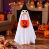Porch Geese Ghost Outfit Holiday Porch Geese Ghost Costume Lawn Statue Halloween Clothes for Courtyard Fall Season Entrance
