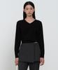 MUSINSA STANDARD WOMAN Women'S Essential V-Neck Knit [Black]