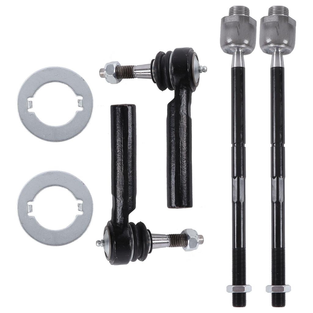 4pcs Tie Rod Ends Inner Outer Set Modification Replacement for Chevrolet Silverado 1500 LT 2007