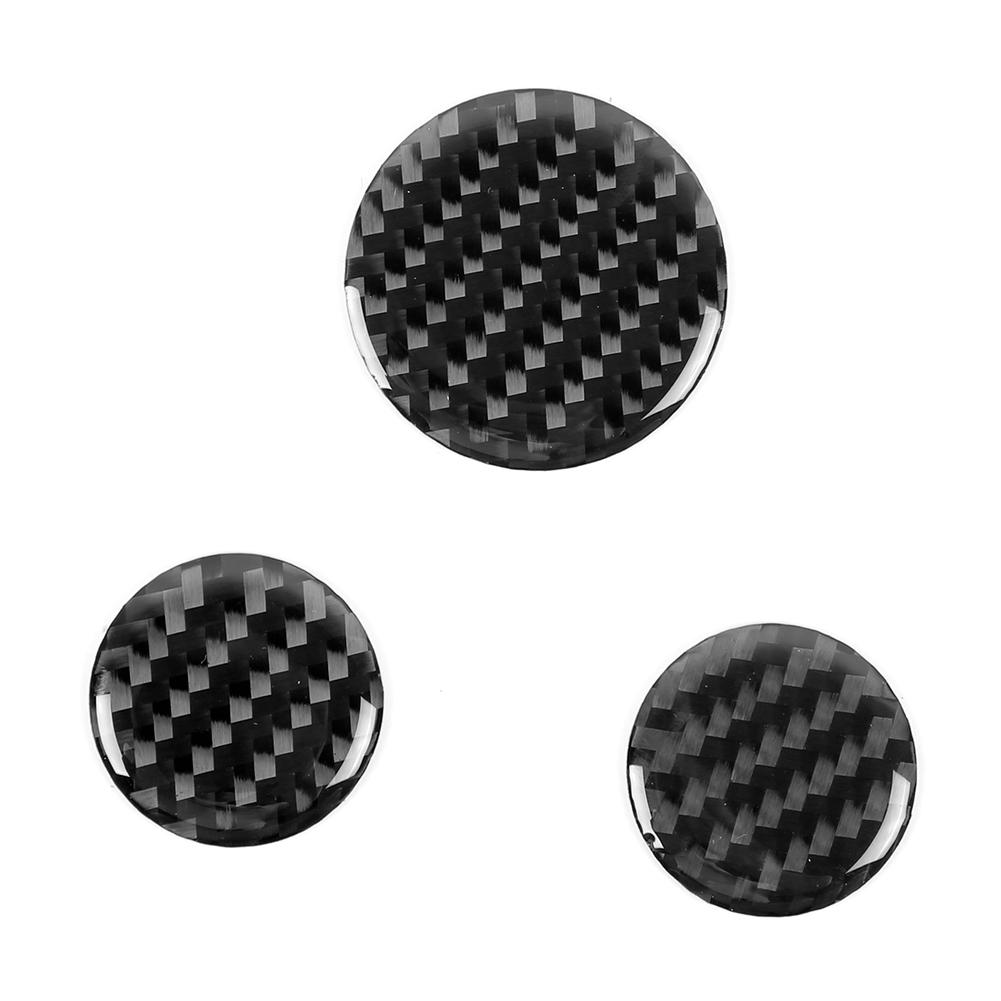 

3 шт. Накладки на ручки мультимедиа из углеродного волокна для леворульного Mini F55 F56