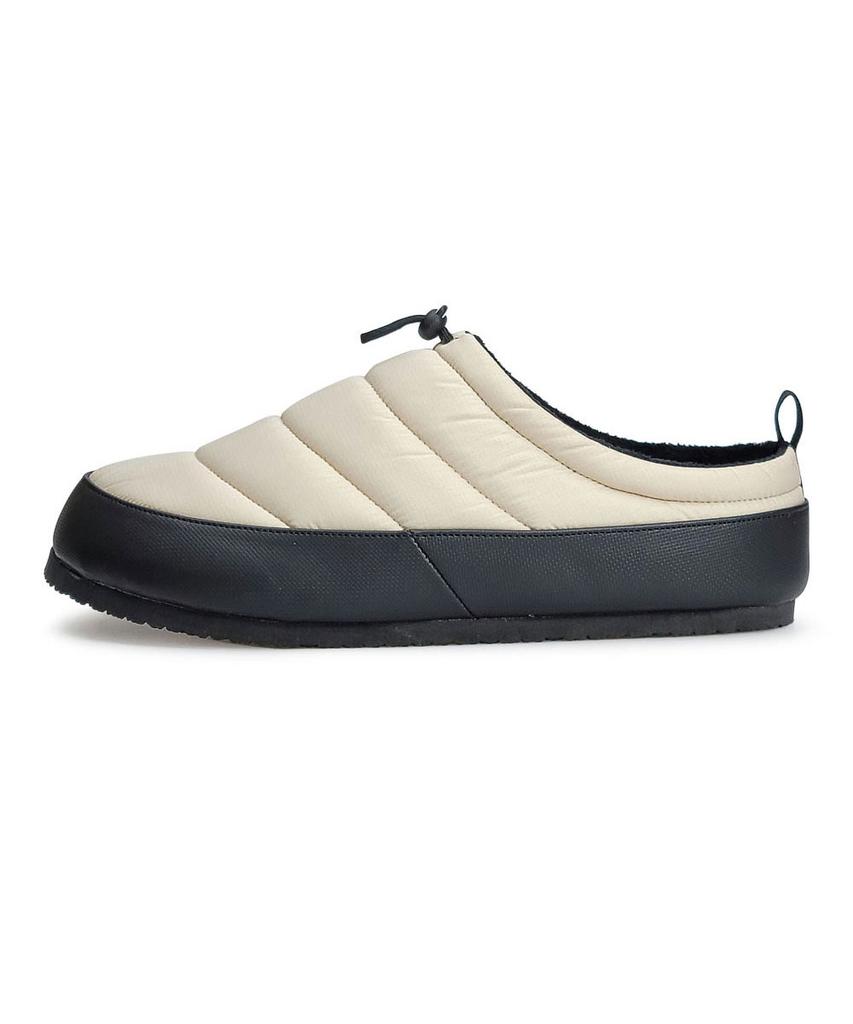 Laslow Camp Padded Mule Slippers - Cream