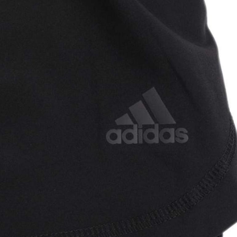 Adidas Logo Print Patchwork Shorts Women Shorts Black BK7982