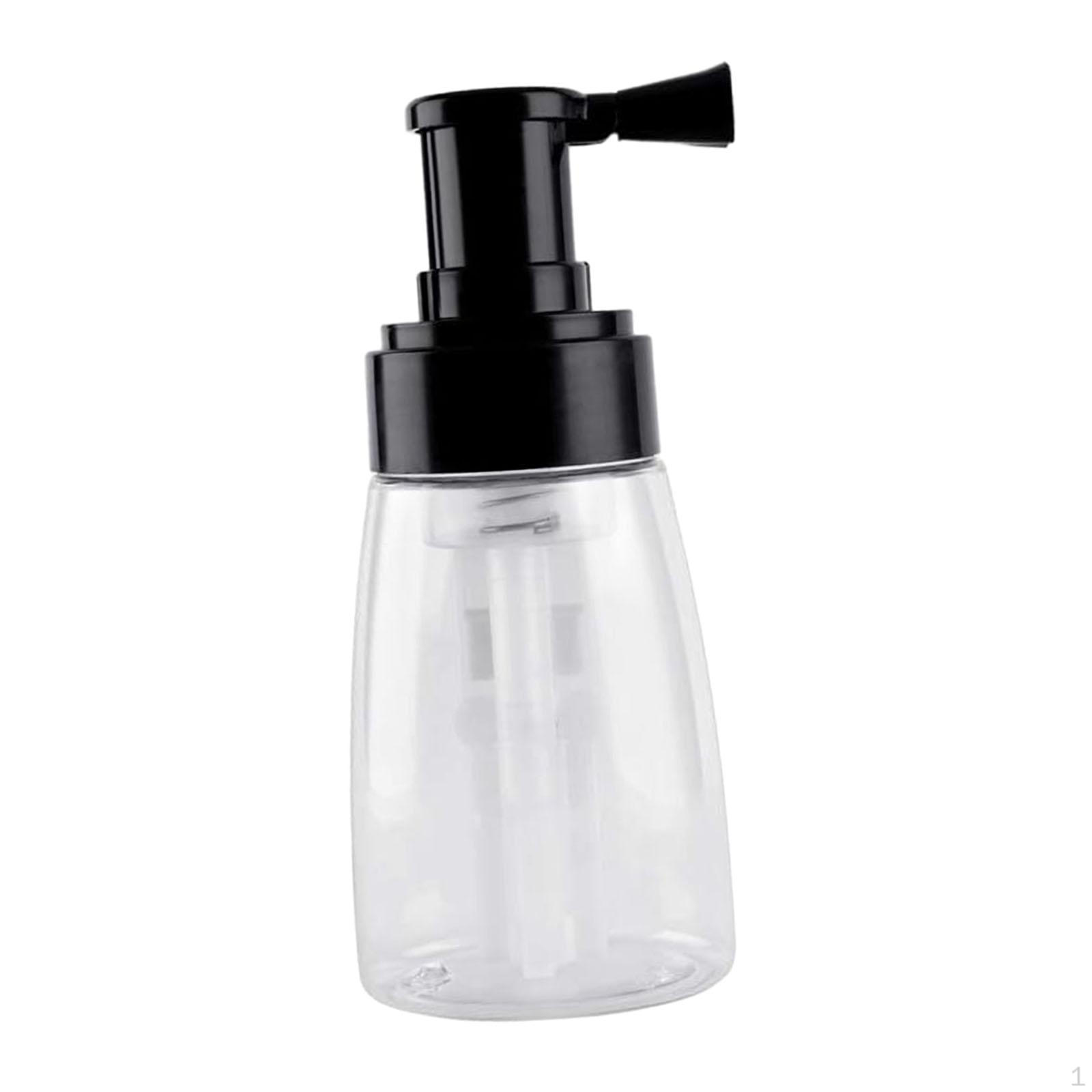 

140ml Powder Spray Bottle, Lightweight, Versatile, Portable, Glitter Pump, for Crafts, Black Lid