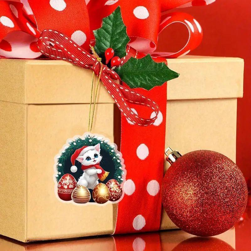 Adorable Christmas Tree Car Interior Decoration Hanging Ornament Acrylic Design