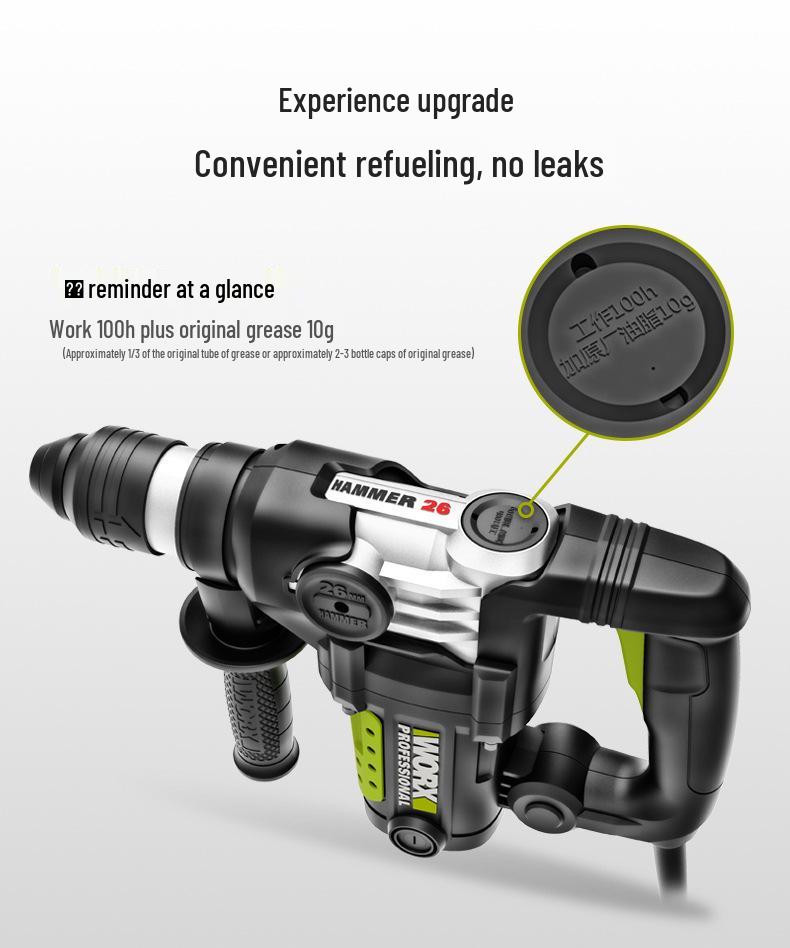 Wickes WU327 Industrial-Grade Hammer Drill with Clutch