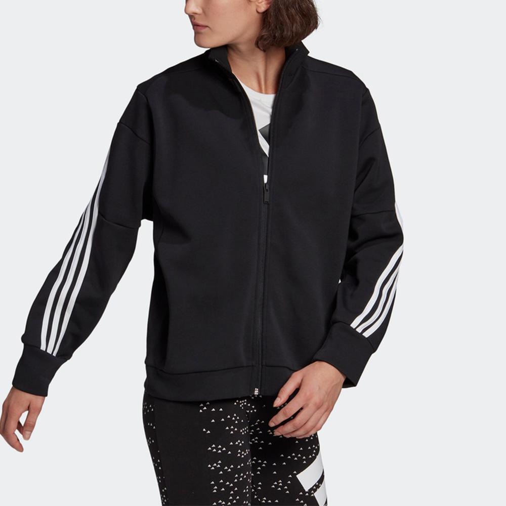 adidas Wrapped 3-Stripes Full-Zip Track Jacket Black Women GL0338