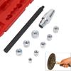 10PCS Universal Clutch Aligning Tools Kit Clutch Aligner Hole Corrector Tools with 8 collects Ranging 11~25mm Automotive Tools