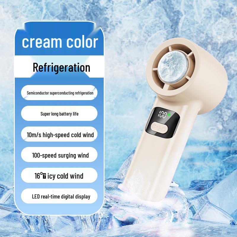 F1 Silent Portable Desk Fan - Handheld, Ultra-Long Battery, Mini Outdoor Cooling F1 Handheld Cooling Fan