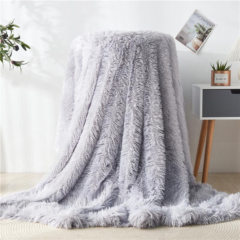 Decorative Extra Soft Fuzzy Faux Throw Blanket Reversible Long Hair Shaggy,Fluffy Cozy Plush Comfy Microfiber Fleece Blankets for Couch Sofa Bedroom