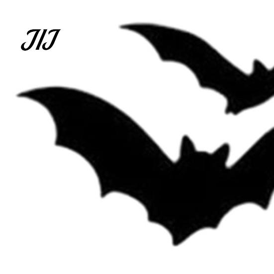 Halloween Window Stickers Flying Bat Car Rearview Mirror Stickers, PVC Decals for Vehicle Versatile Vinyl Surfaces Exterior Decoration, Waterproof