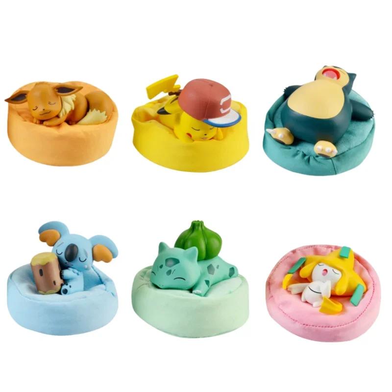 &Pokemon Anime Pikachu Eevee Poket Gift Pokemon Starry Dream Series Action Figures Bulbasaur Snorlax Monster Model Ornaments Toy