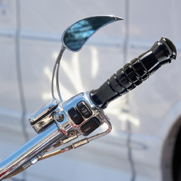 Aluminium Motorradgriffe für Lenker, Rutschfeste Designs, Verbesserte Ästhetik und Handling, Erhöhte Kontrolle & Haltbarkeit