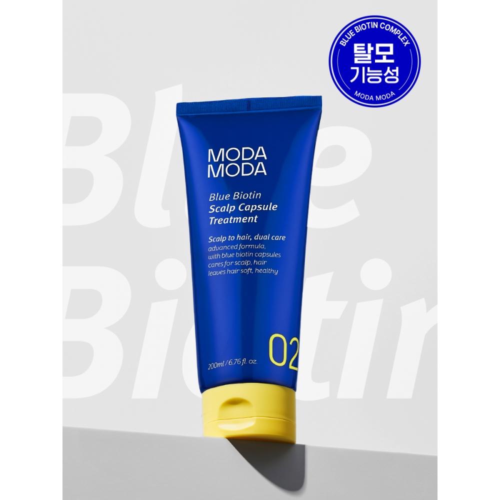 

Modamoda Blue Биотиновый Капсульный Уход для Кожи Головы 200 мл