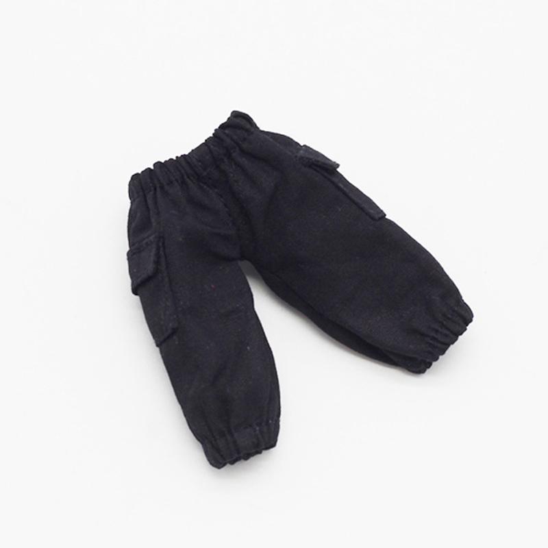 

1/12 аксессуары для кукол, комбинезон, штаны, брюки для кукол Ob11, одежда для кукол чёрный