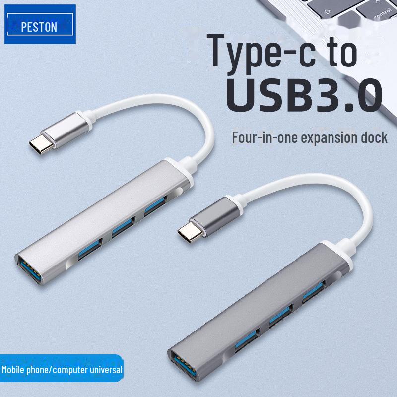 

Концентратор USB-C на Quad USB 3.0 с OTG и совместимостью с MacBook/Phone
