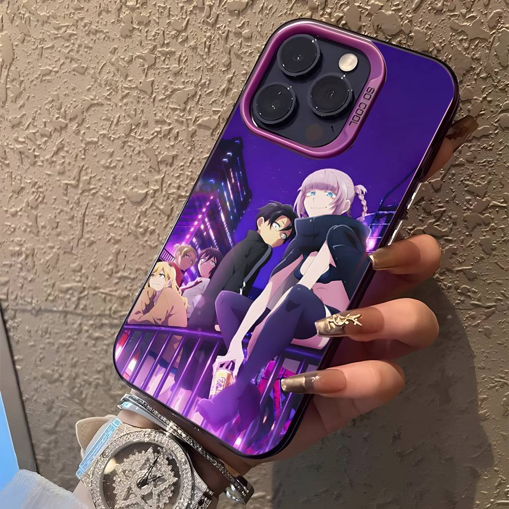 Call of Night N-Nazuna nanakusa Phone Case For iPhone 16,15,14,13,12,11,Mini,Pro,E,SE4,XS,MAX Purple Candy Matte Cover