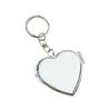 Easy To Clean Metal Keyring Cosmetic Mirror for Travel Office and Daily Activities Featuring Sturdy Construction