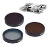 3 st Drönarfilterset Ram av aluminiumlegering Optiskt glas HD-belagt Repskyddande CPL ND16 ND8-filter