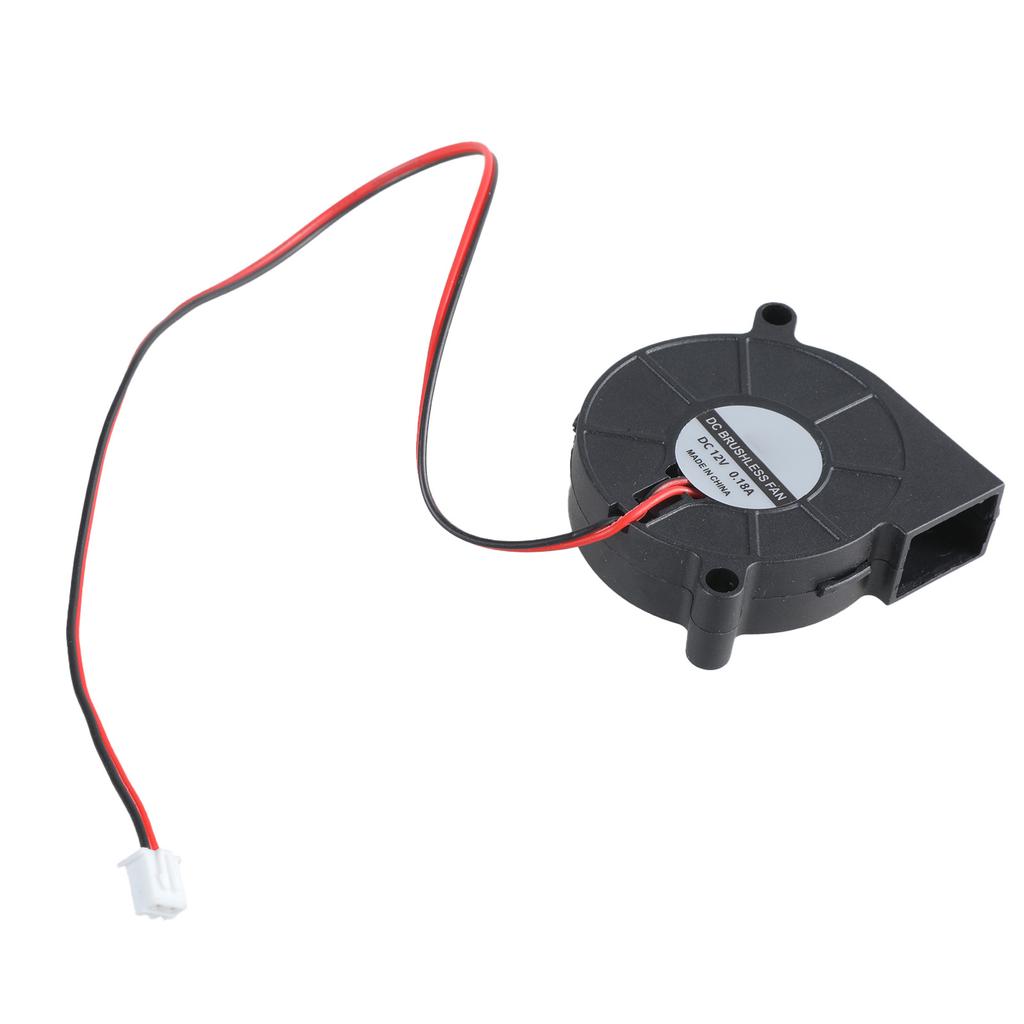 Wentylator dmuchawy powietrza 5015 5V/3000RPM 12V/5500RPM 24V/4000RPM do drukarek 3D, laptopów, komputerów, łożysko olejowe, przewód 28cm