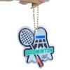 Marushin Badminton Club Retirement Reflective Nighttime 0605015000 Guts!! Keychain, Gift, Keychain, Safety,