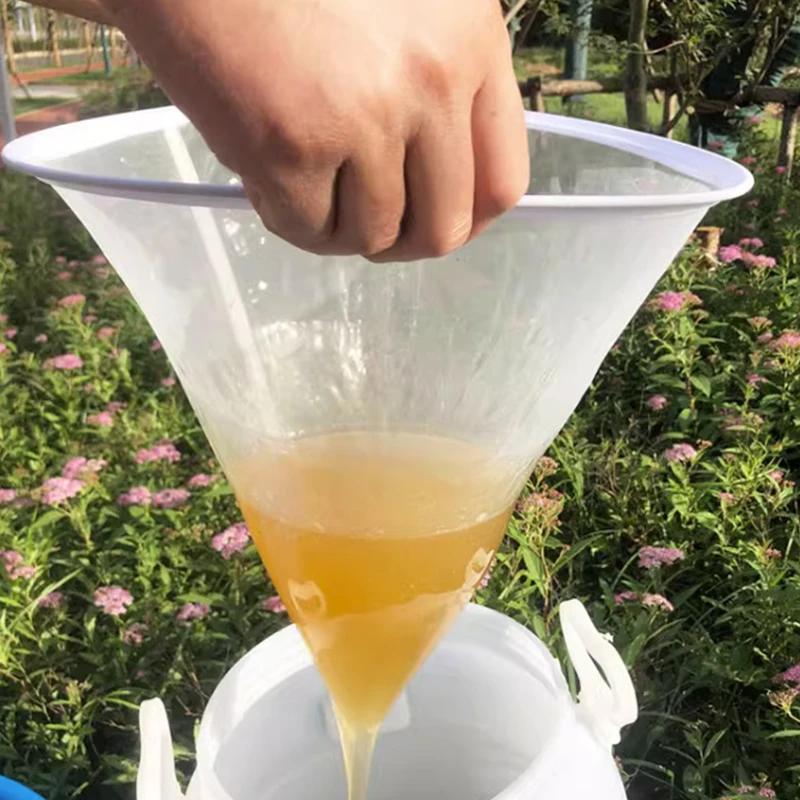 1 pc Beekeeping Equipment Bee Honey Filter Nylon Cone-Shape Honey Screener Bee Hive Bee Honey Tools