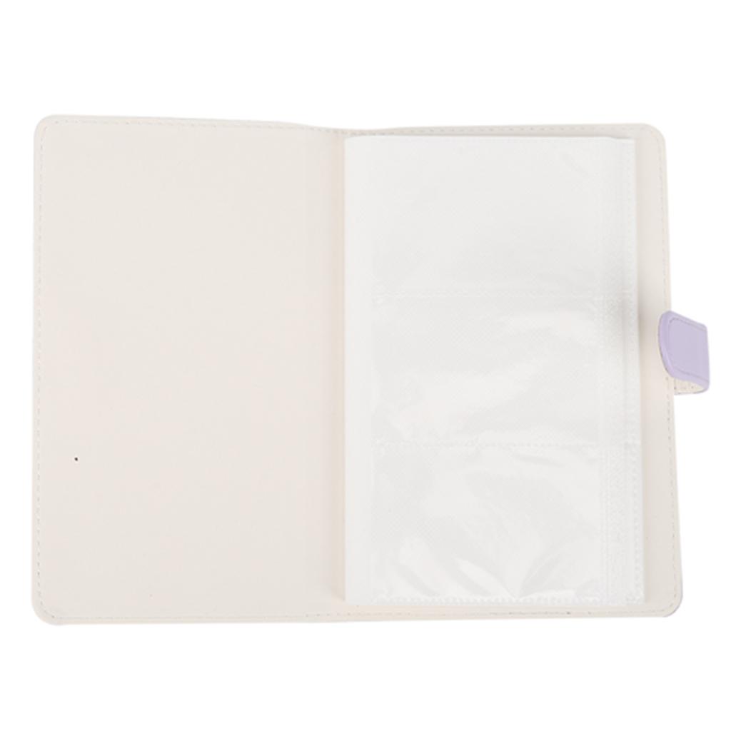 3in 96 Fickor PU Universal Fotoalbum Kortfodral Bankkort Förvaringsbok för mini11897s257090