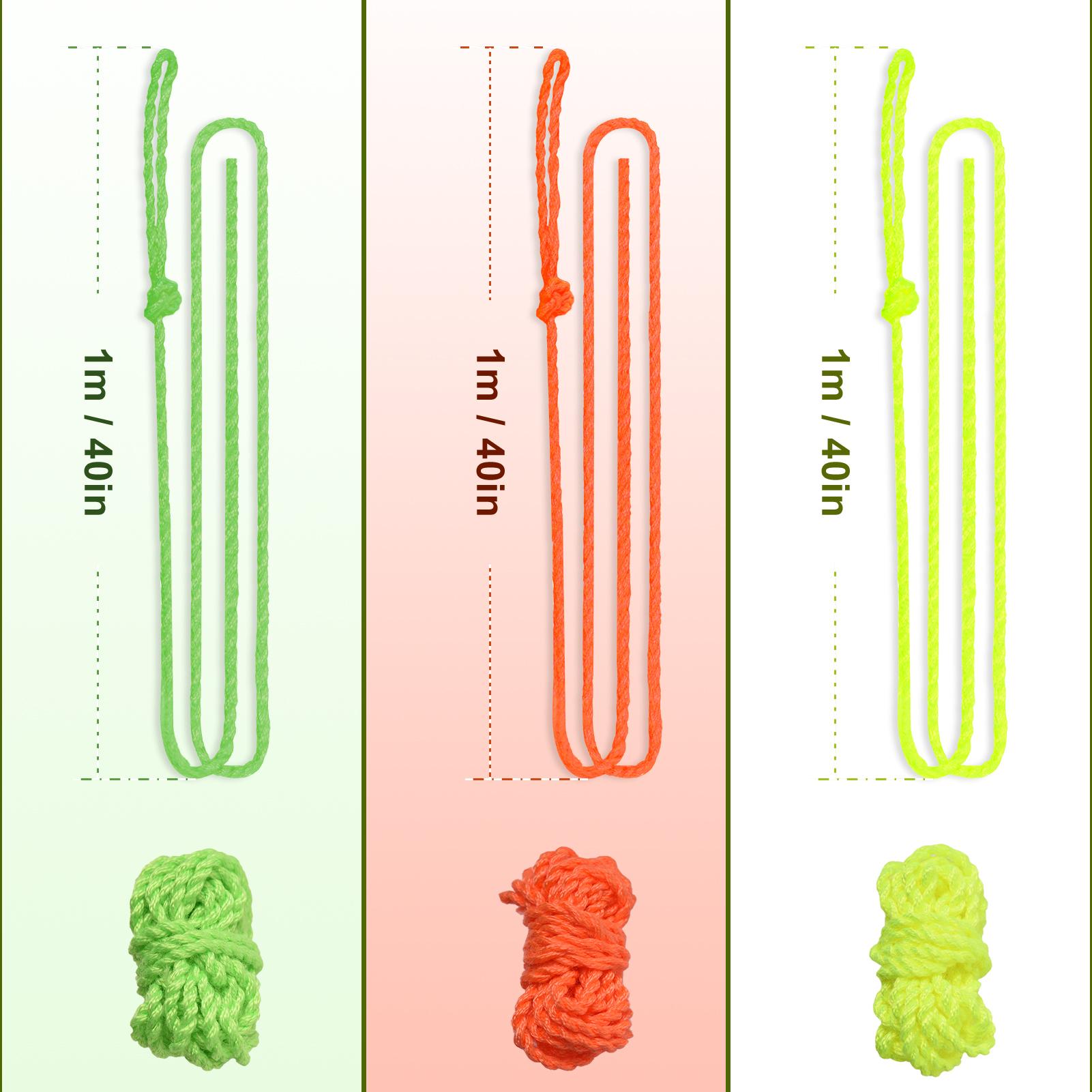 

10pcs Strings 1.300CM 24-Strand Replacement Yo-Yo Strings for Responsive and Unresponsive