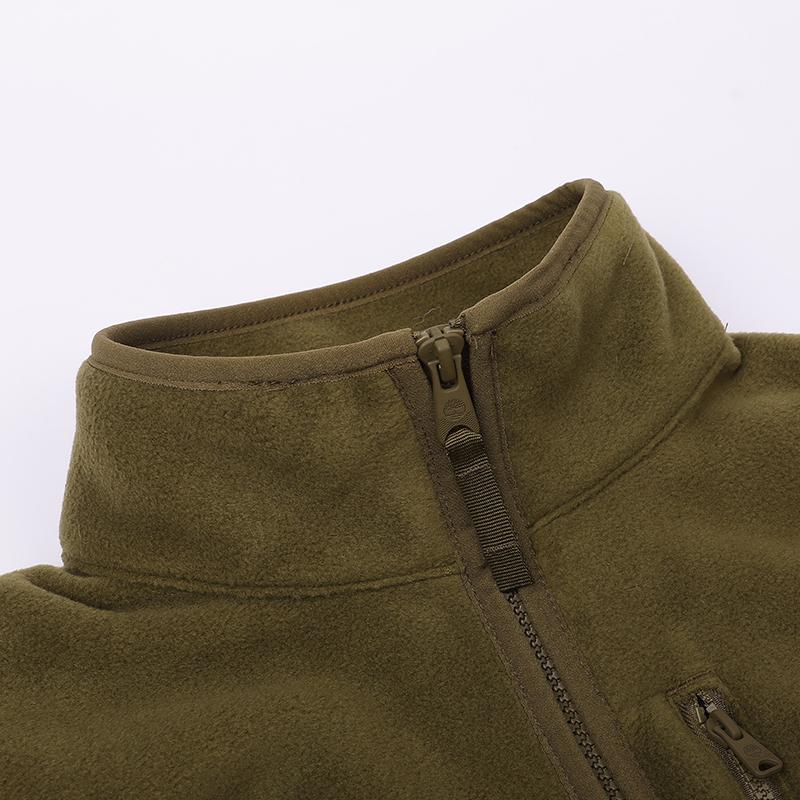 Timberland Solid Color Stand Collar Warm Fleece Jacket Men Jackets Army-Green A69KN-302