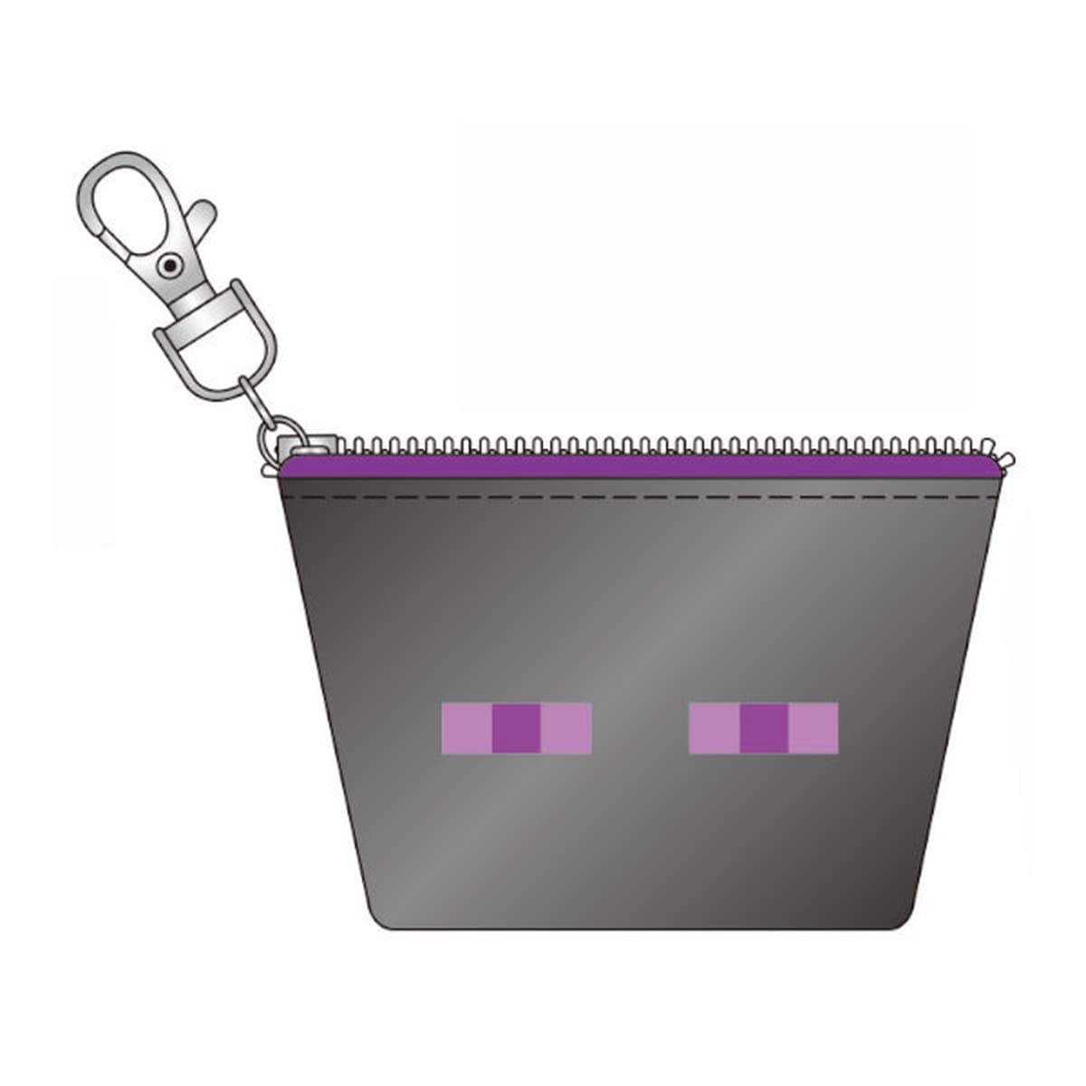 

K Company Mini Clear H62 x W93 x Ship-Shaped Pouch, Creeper, Enderman, D30mm, MCT-FMC-EM