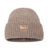 Thick Knitted Cap Soft Ski Hats Fashion Leisure Cap  for Men Women