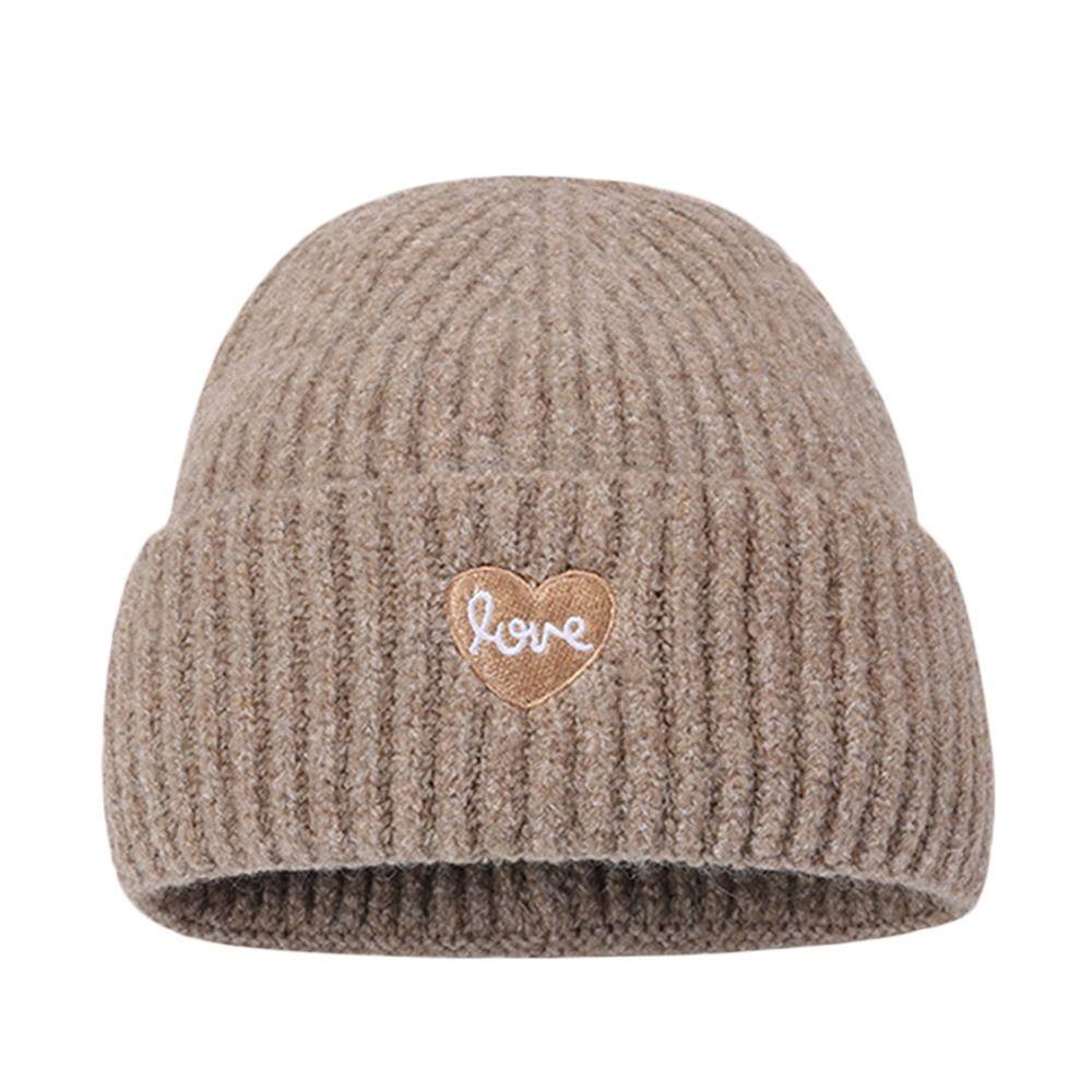 Thick Knitted Cap Soft Ski Hats Fashion Leisure Cap  for Men Women