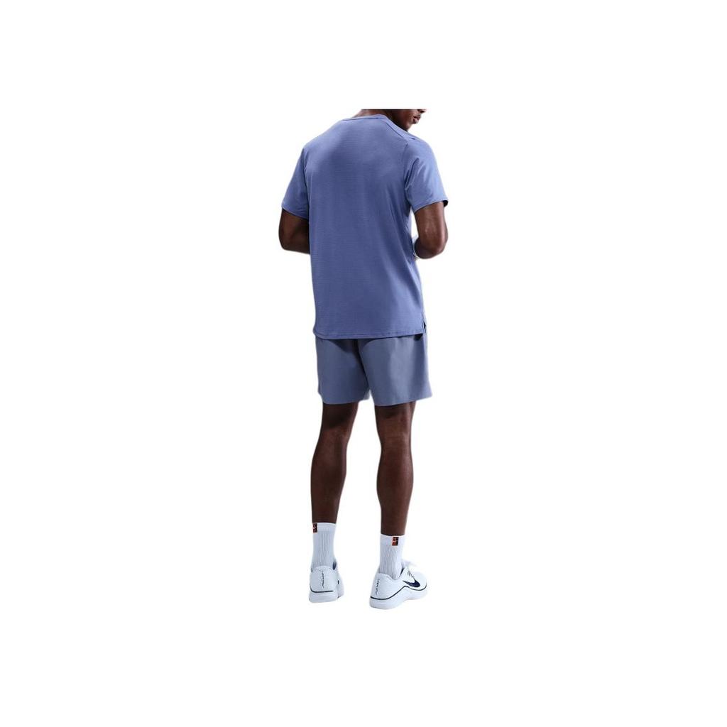 Nike Logo Elastic Waist Three-Quarter Casual Shorts Men shorts Indigo FZ6913-499