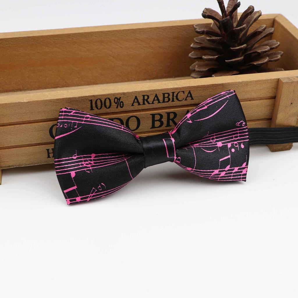 Kids Music Bow Tie Character Moustache Bowtie Children Camouflag Necktie Baby Polyester Butterfly Festival Striped Ties
