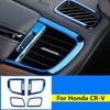 Stainless Steel 4X Side Air Outlet Vent Cover Trim For Honda CR-V CRV 2017-2022