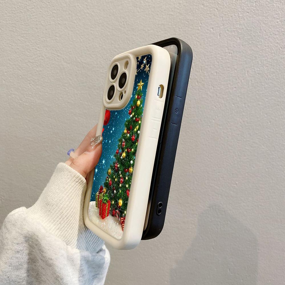 Měkké pouzdro Sky Eye Ladder pro Samsung A06 A15 A25 A35 A55 A14 A24 S23 S24 FE Všechny modely Samsung Pouzdra na telefon NY41 Vánoční stromeček Santa Claus
