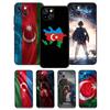 Azerbaijan Flag Phone Case For iPhone 16 Pro Max 14 13 12 11 15 17 Pro Max Mini 15 16 Plus 16e Back Cover