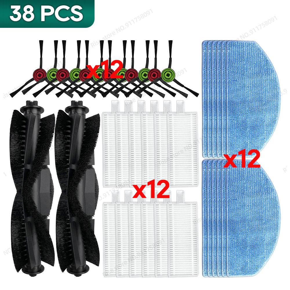 Compatible for Lubluelu SL68 Accessories Spare Parts Main Brush Hepa Filter Mop Cloth