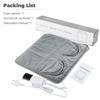 EU Electric Foot Warmer Pad - Detachable Heating Mat with Adjustable Warmth & Auto Power-Off for Home Office Use