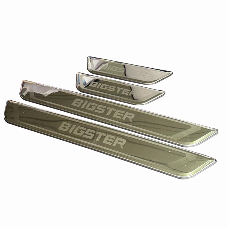 FOR DACIA BIGSTER 2024-2025 Door Sill Protector Auto Threshold Scuff Plate Stickers Steel Pedal Cover Car Styling Accessories