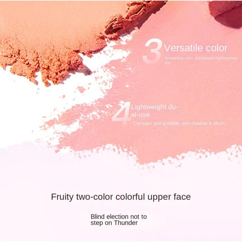 Monochrome Blush Powder Delicate and Smooth Skin Easy To Color for Natural Light Makeup