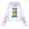 Kids' Casual Fashion Christmas Printed Long Sleeve Hooded Sweatshirt (No Drawstring)